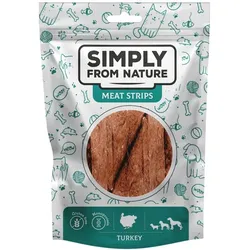SIMPLY FROM NATURE Meat Strips Putenfleischstreifen für Hunde 80 g