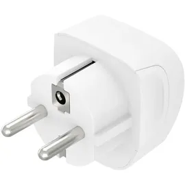 Hama Reiseadapter Typ G für Geräte aus England, Commonwealth und UK 3-polig Weiß
