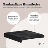 lycce Klemmkissen / Sitzkissen mit 1 Leiste, Wildlederoptik