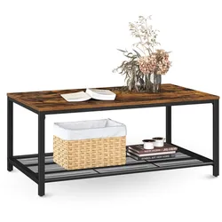 Couchtisch Connie - Holzfarben / Metall - 106 x 60 x 45cm