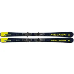 FISCHER Herren Racing Ski RC4 SUPERCOMP SLR + RS, Schwarz, 160