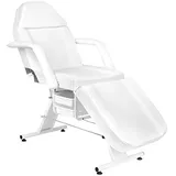 Activeshop Basic 202 Kosmetikliege Massageliege Massagetisch Massagestuhl Weiss bis 150 kg belastbar Premium-PU-Leder mit Aufbewahrungsladen 180 x 60 x 75 cm (L x W x H)