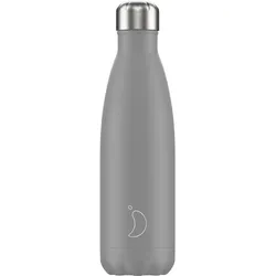 Thermosflasche Einfarbig Seidenmatt Grau 500ml