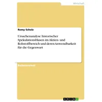 GRIN Verlag Ursachenanalyse historischer Spekulationsblasen im Aktien- und Rohstoffbereich