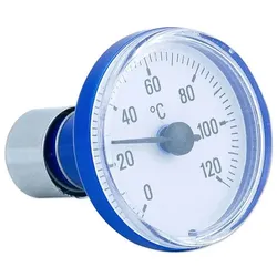 Thermometer mit Steckvorrichtung - Skala blau