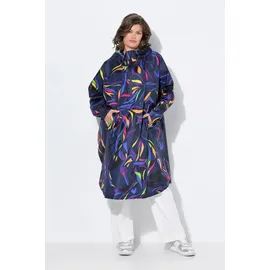 laurasøn Funktions-Regencape, Unisex, Print, Kapuze Marine 1Size 840286130-1 - Einheitsgröße