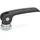 Ganter Normelemente | Exzenterspanner mit Innengewinde - 927-101-M10-A-B | Hebel Zink-Druckguss, schwarz | 1 Stück
