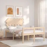 Prolenta Premium Seniorenbett Mit Kopfteil 120x200 Cm Massivholz