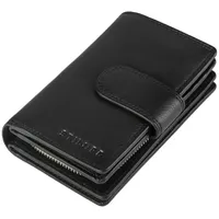 STILORD Geldbörse "Tilda" Damen Portemonnaie Leder RFID braun|schwarz