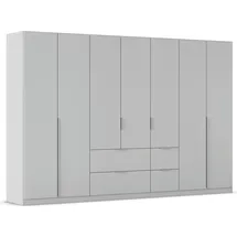 Rauch »Kleiderschrank Schrank Garderobe AGORDO mit Dekor- oder Hochglanzfront« in zwei Griff-Farben, Breiten 91-360 cm, mit Außenschubkästen, in 7 Breiten und 2 Höhen MADE IN GERMANY, grau
