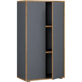 VCM Salia Aktenschrank 110 x 60 x 33 cm schwarz