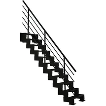 Minka Raumspartreppe Modulario Mini 36 - 300 cm Stahl Schwarz