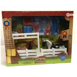 Horses - Stall mit Pferden - Spielset