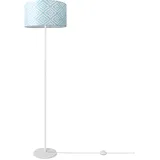 Paco Home Stehlampe Wohnzimmer Modern E27 Leselampe Stehleuchte Retro Lampenschirm Stoff Geometrisch Mit Stecker Bodenlampe