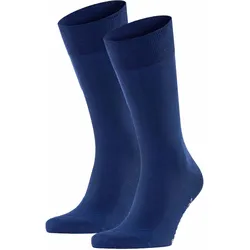 Socken Herren 2er Pack Stretch BLAU|BLAU 45/46