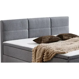 SUN GARDEN Boxspringbett 180 x 200 cm Braun/Grau