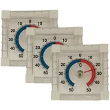 Iloda® Fensterthermometer Transparent 7,5x7,5cm