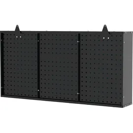 Güde Hängeschrank Stahl 120x20x60 cm schwarz 3 Türen abschließbar