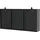 Güde Hängeschrank Stahl 120x20x60 cm schwarz 3 Türen abschließbar