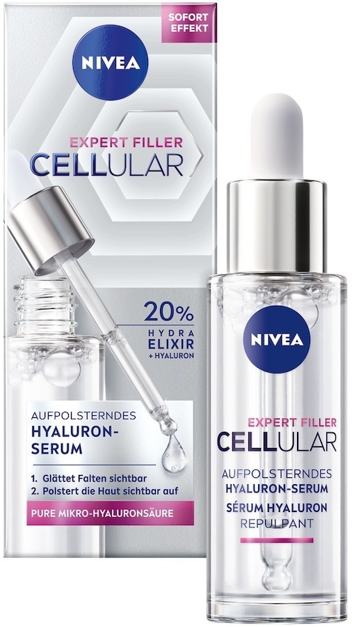 NIVEA NIVEA MEN Cellular Expert Filler Hyaluronsäure Serum 30 ml Damen