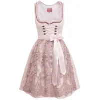 KRÜGER MADL & BUAM Trachtenkleid Midi Dirndl 2tlg. 60cm 417067 rose rosa 38