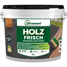 Ultrament Holzschutzlasur Anthrazitgrau 4 l