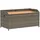 vidaXL Bank mit Stauraum Grau 100x50x52 cm Poly Rattan Akazienholz