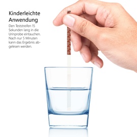 LuxmedIQ Drogenschnelltest für Cannabis THC Urin Drogentest Haschisch Marihuana Cutoff 20 ng/mL 10 St