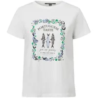 Comma, T-Shirt weiß, 40