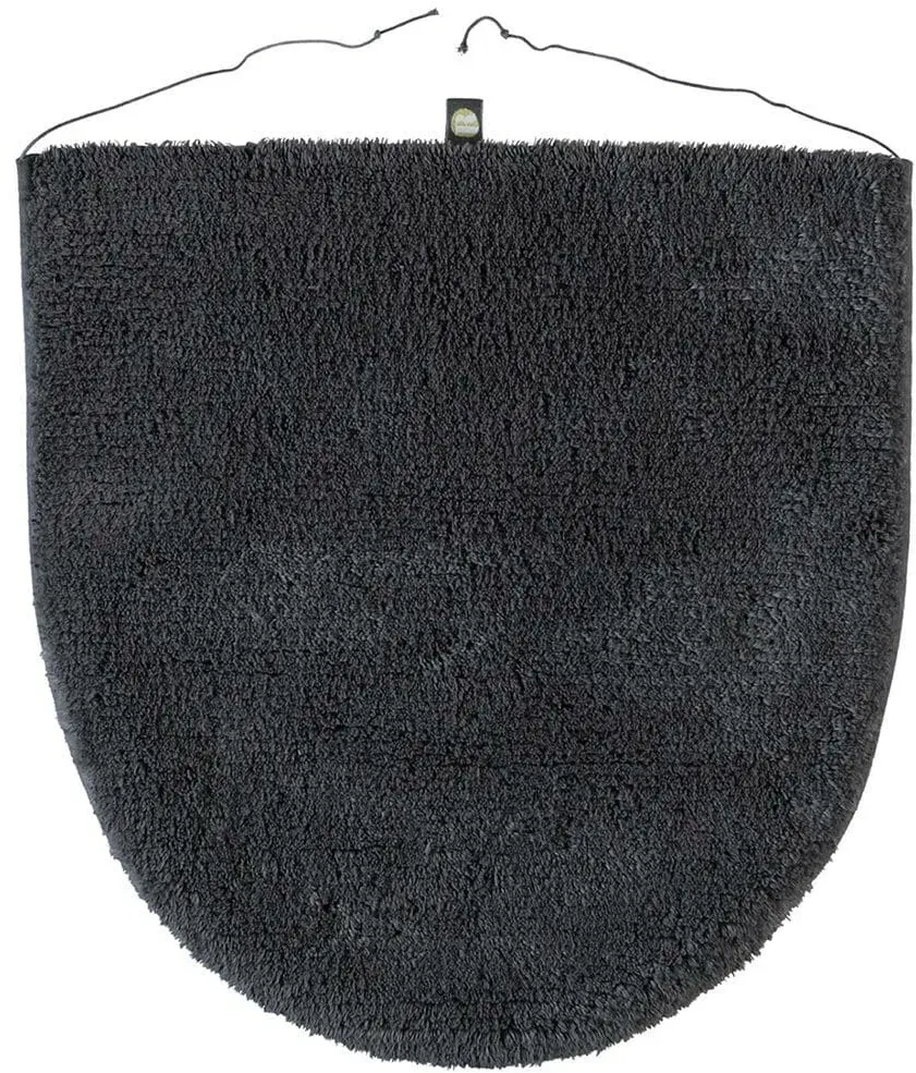 Rhomtuft WC Deckelbezug Prestige 45x50 cm | zinn - grau