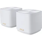 Asus ZenWiFi XD5 AX3000 2er Set Weiß kombinierbarer Router Home Mesh WiFi 6 System