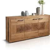 Möbel-Eins WINSTON I Sideboard, Material Massivholz, Wildeiche geölt