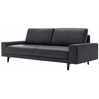 Creation BY ROLF BENZ 2-Sitzer »CR.450, Designsofa, Loungesofa«, Armlehne breit niedrig, Alugussfüße in umbragrau, Breite 180 cm schwarz