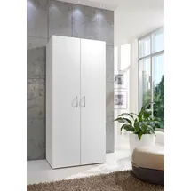 Wimex Wohnbedarf Import Export Handels GmbH Wäscheschrank Multiraumkonzept 80 x 185 x 40 cm Weiß