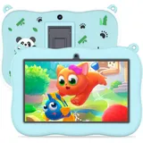 Tablet für Kinder, 7-Zoll-Kinder-Tablets mit WiFi, 32GB ROM, 2GB RAM, Bluetooth, Kindersicherung, vorinstallierte APPs, Spiele, Lernen, pädagogische - Blau