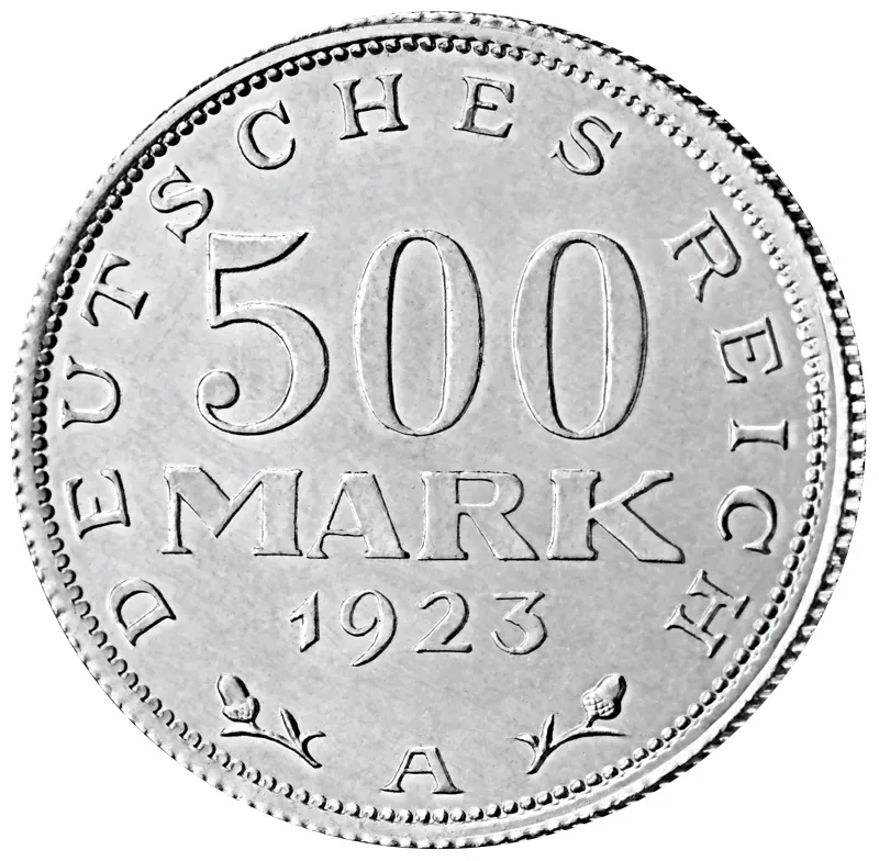 Weimarer Republik 500 Mark 1923