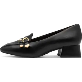 TAMARIS Damen Trotteur mit Blockabsatz, schwarz, 39 EU
