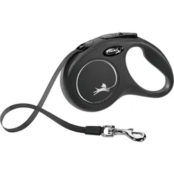 flexi Gurt-Leine New Classic schwarz S 5 m Hundezubehör