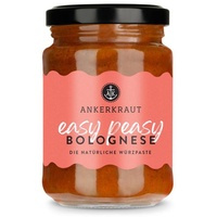 Ankerkraut Bolognese Würzpaste, 190 g im Glas, vegan, ergibt ca. 2 Liter Sauce, voller Geschmack – ohne Verzicht und Kompromiss, frische Zutaten für Nudeln, lecker und einfach kochen