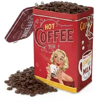 Nostalgic-Art Kaffeedose eckig braun 1,3 l
