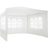 Tectake tectake® Pavillon 3 x 3 m, mit UV-Schutz, inklusive Spannseile und Heringe