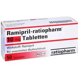 Ramipril-ratiopharm 10 mg Tabletten 50 St