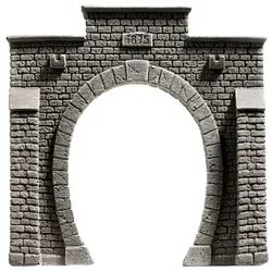 NOCH Tunnel-Portal, N (1:160), Grau