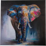 Craft Buddy Crystal Art Leinwandbild Majestic Elephant 30x30 cm