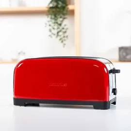 Taurus Alpatec Taurus Vintage Red Toaster - Black