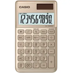 CASIO Taschenrechner SL-1000SC gold