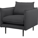 INOSIGN Sessel »Somba«, mit dickem Keder und eleganter Optik grau