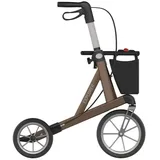 Rehasense Explorer L Outdoor Rollator Aluminium Silber für Erwachsene 150-210 cm 200 kg Traglast