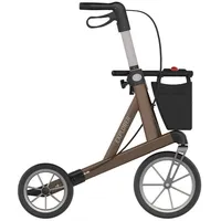 Rehasense Explorer L Outdoor Rollator Aluminium Silber für Erwachsene 150-210 cm 200 kg Traglast