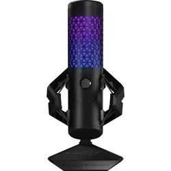 ASUS ROG Carnyx Mikrofon RGB Kondensator-Gaming-Mikrofon für Streaming und Podcast, 25-mm-Kondensatorkapsel, 192 kHz / 24 Bit Abtastrate, schwarz